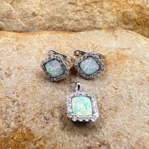 Set din argint 925 cu opal