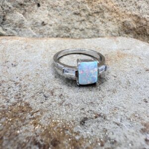Inel din argint 925 cu opal