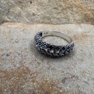 Inel argint 925 cu marcasite